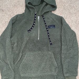 Pink cozy fuzzy hoodie